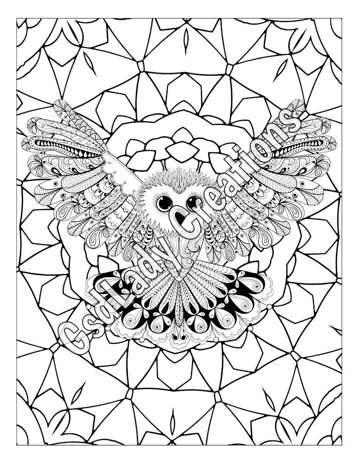 advanced coloring for adults zentangle animal images theme