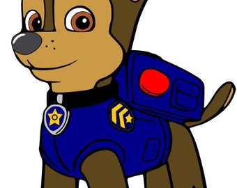 Download Chase Paw Patrol SVG by SewWhatNow4 on Etsy