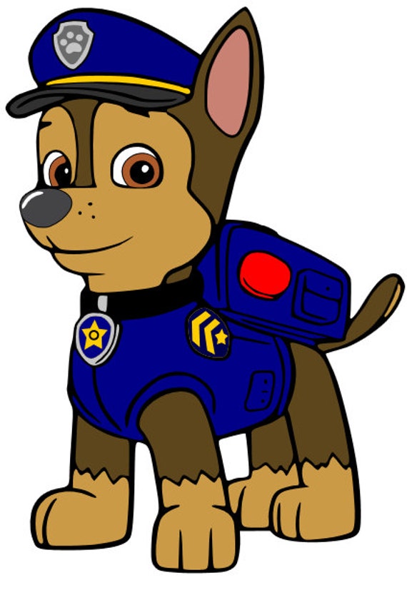 Chase Paw Patrol SVG by SewWhatNow4 on Etsy