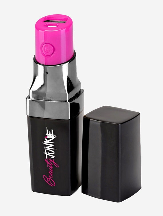 Items similar to Beauty Junkie Lipstick Charger Charge Your Devices