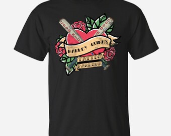 Harley Quinn Shirt | Harley Quin Tattoo Parlour | Suicide Squad T-Shirt