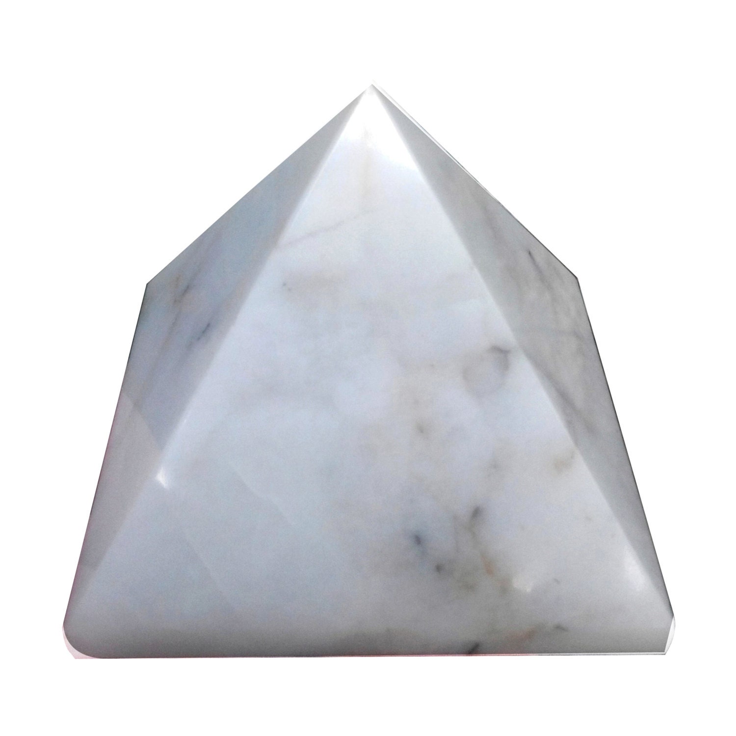 Extraordinary Large White Jasper Healing Carved Reiki