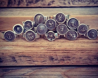 Wax Seal Ring - Your choice of Whimsy Charms