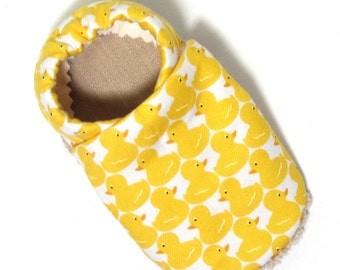 Rubber Ducky Soft Soled Baby Shoes 6-12 mo