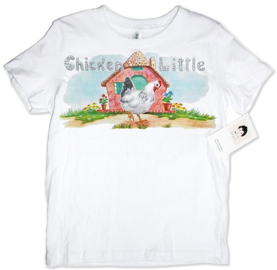 Chicken Little T-Shirt Nursery Rhyme Tee Cute T Shirt