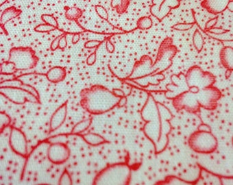 Pink Fabric Floral Print Flower Print Cotton calico cotton 3 yards