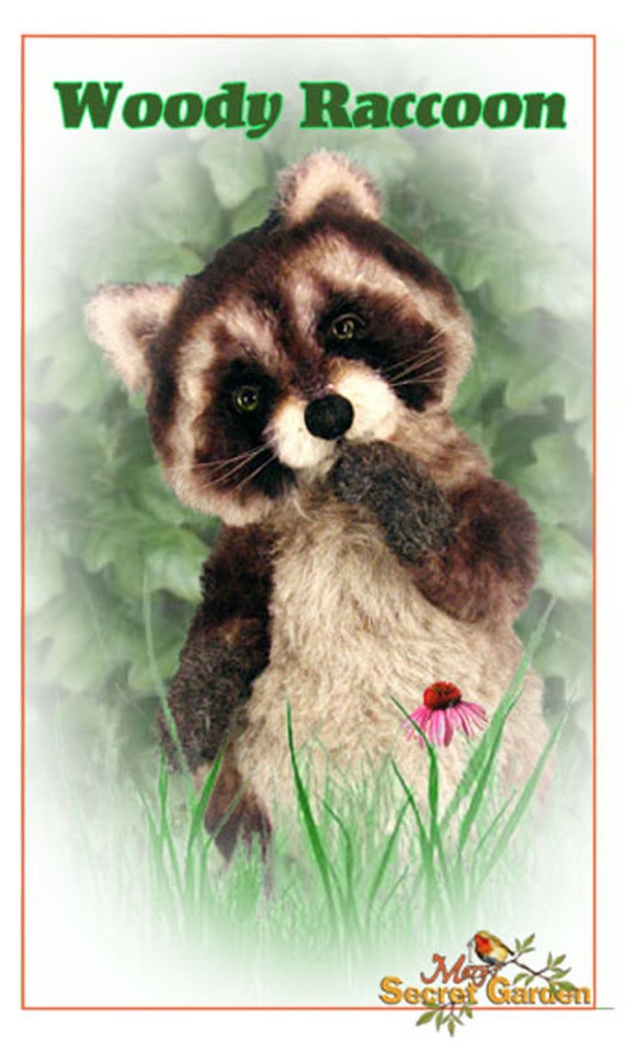 racoon sewing pattern