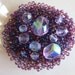 Purple Seed Bead Mix, Iridescent Glass Bead Destash