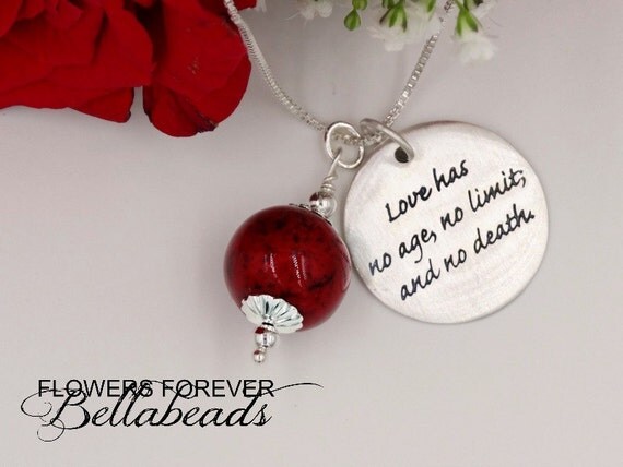 Bereavement Gift Flower Petal Jewelry Memorial Jewelry