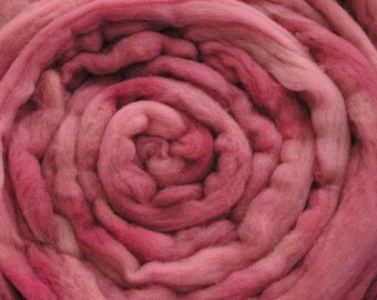 200g Acid Dyed Merino D'Arles Wool Top - Nougat