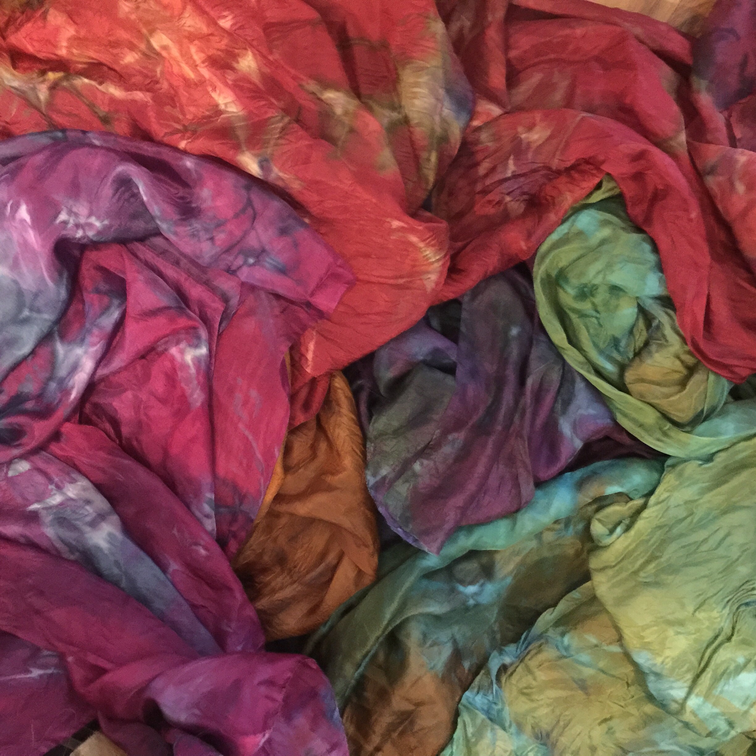 Hand Dyed Fiber Art Supplies by nunofeltingsupplies on Etsy