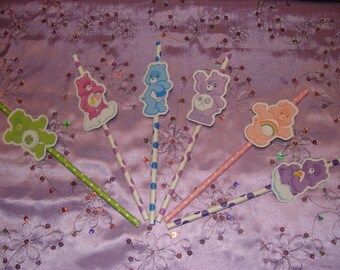 Care Bears Made To Order Straw Toppers