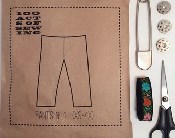 100 Acts of Sewing: Pants No. 1 - Sewing Pattern