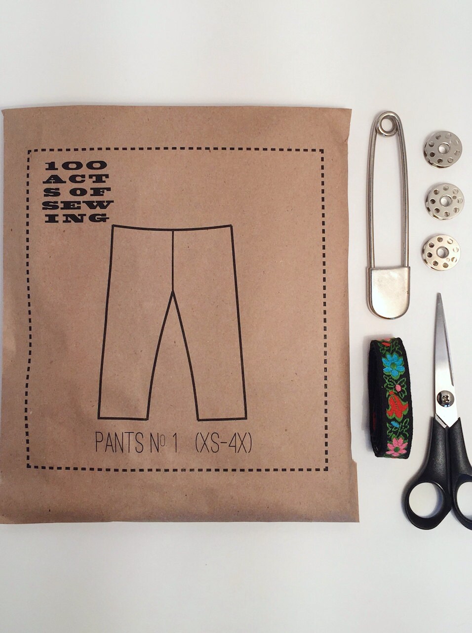 100 Acts of Sewing: Pants No. 1 Sewing Pattern