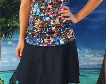women's 3 piece modest swimsuit set Medium