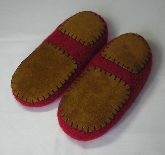 knitted slipper pattern with leather soles