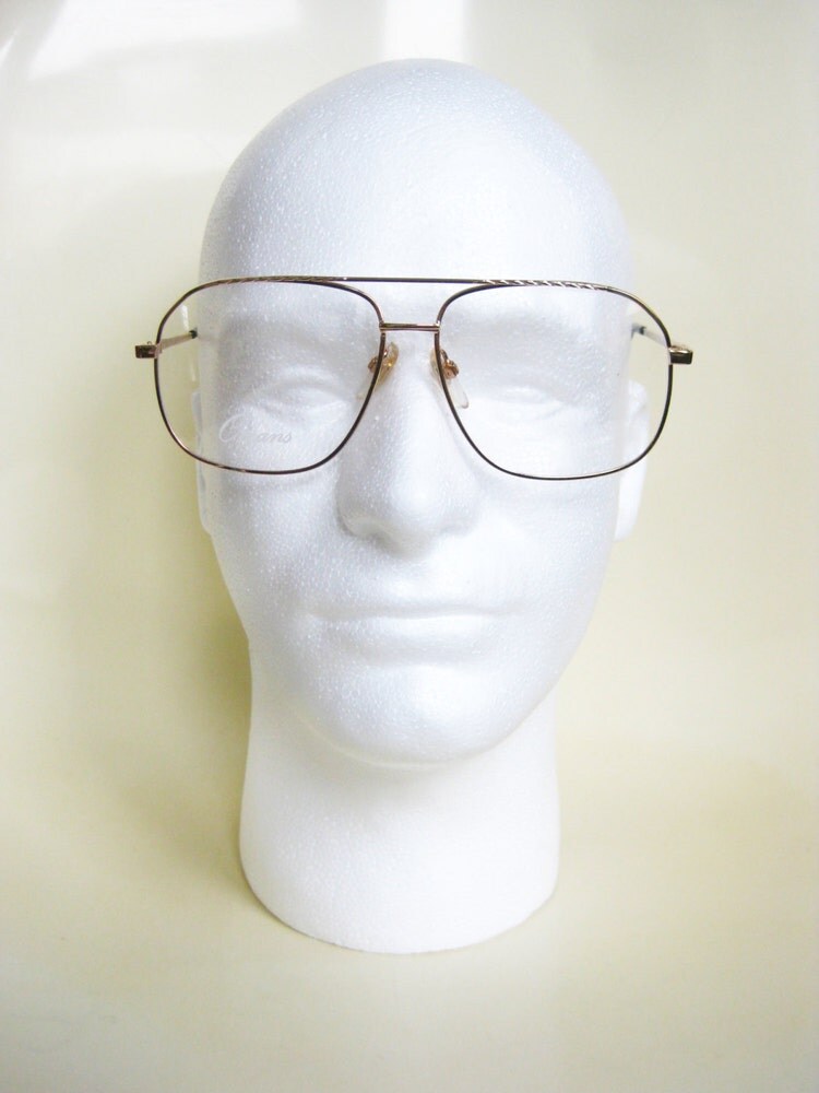 Vintage Gold Aviator Mens Eyeglasses Glasses By Oliverandalexa 