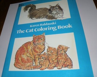 Items Similar To Printed Coloring Book What Kitties Feel