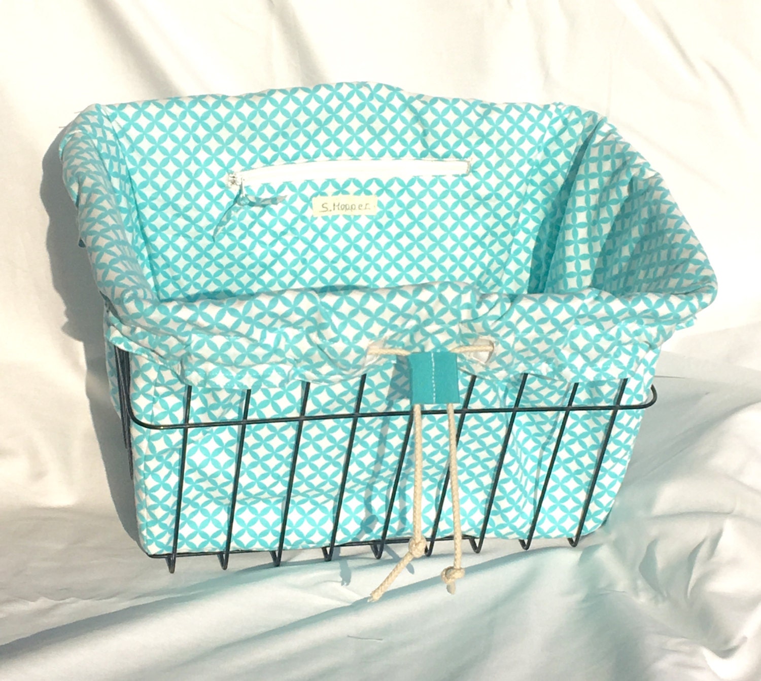 fabric bike basket