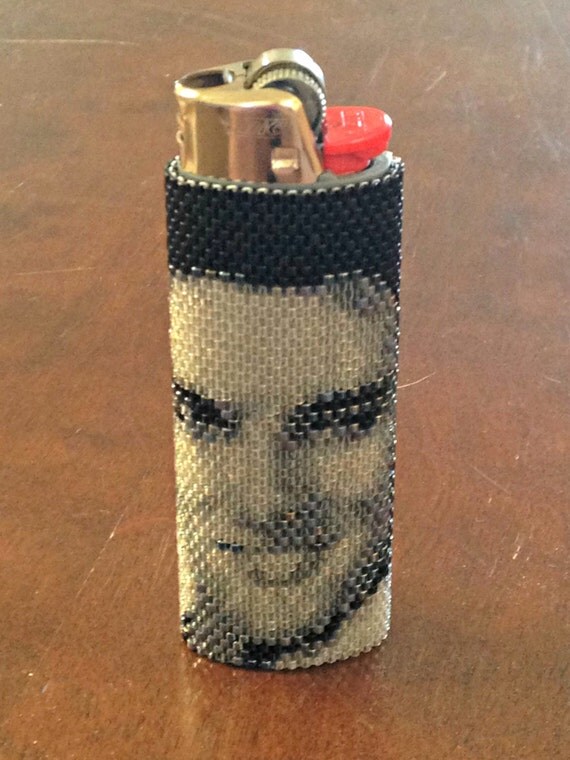 Elvis Lighter Cover Pattern Peyote Pattern Lighter Cover