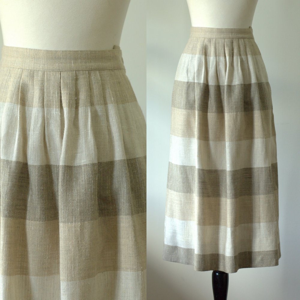 Vintage 1970s Skirt 1970s Midi Skirt Small Modest Skirts for