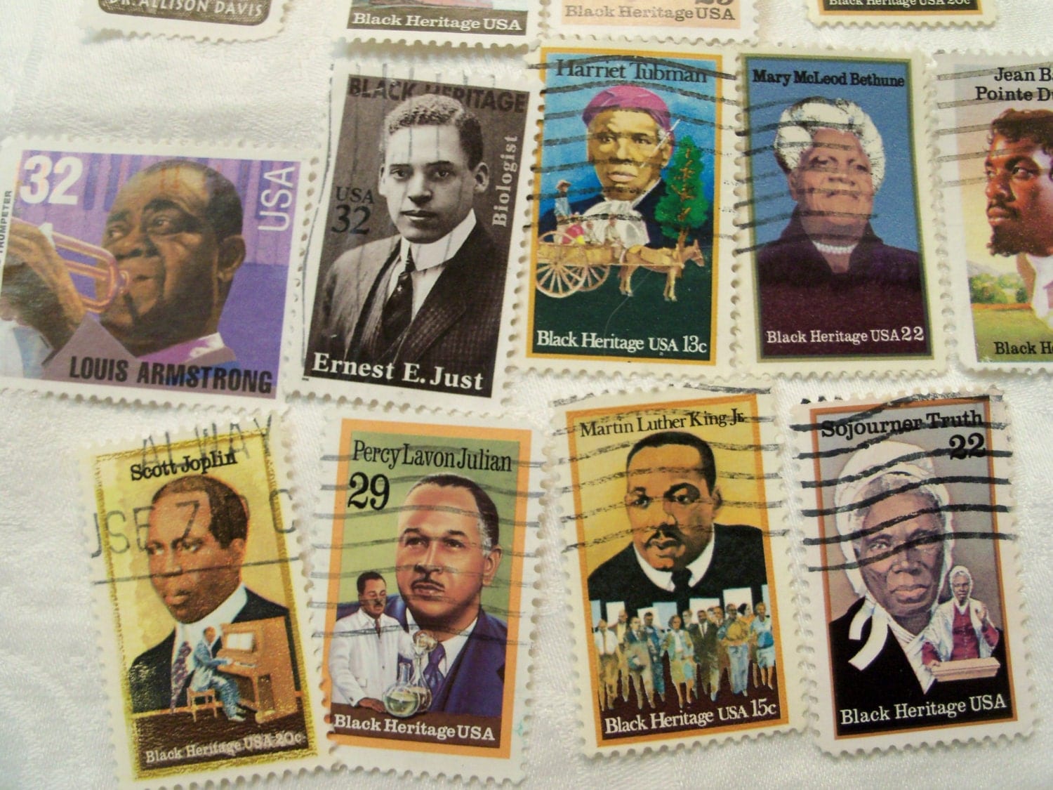 40 Black History Stamps vintage stamps Black History Month
