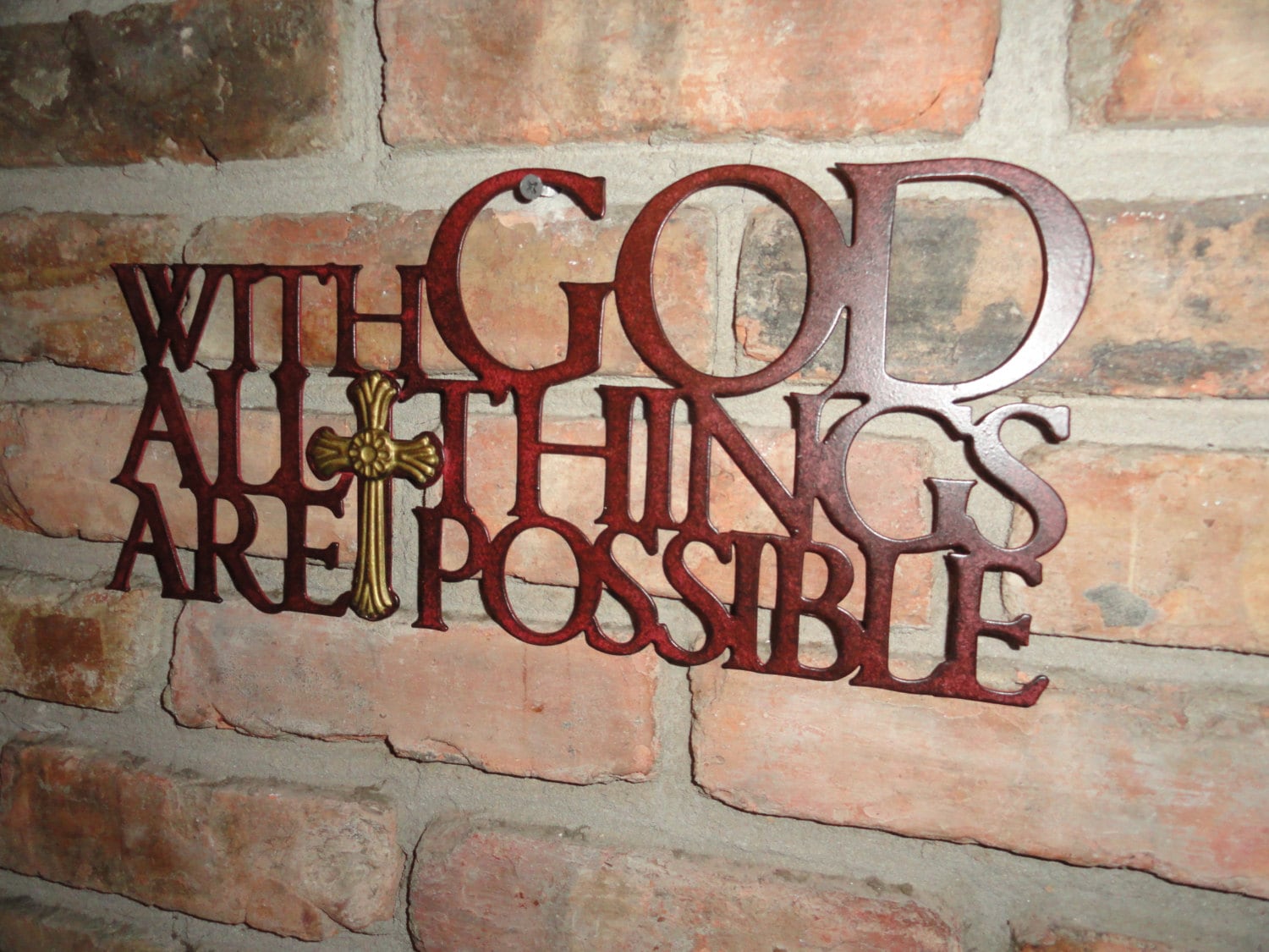 Metal Wall Decor Inspirational Wall Decor With God