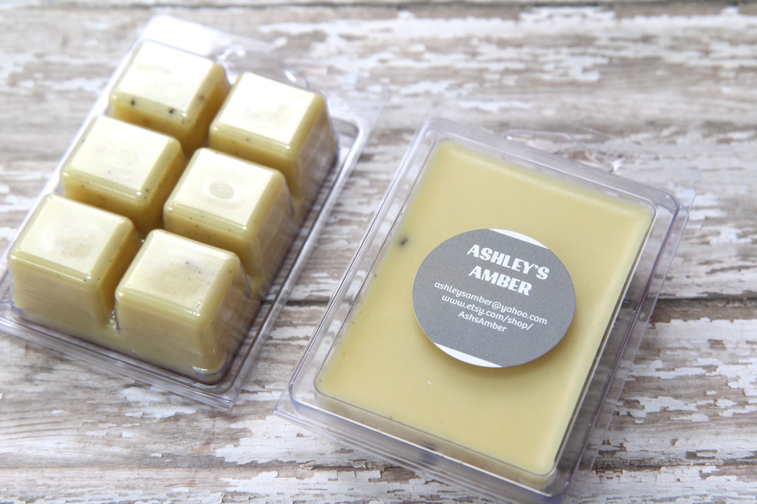 Beeswax Wax Melts wickless candles clamshell mold essential