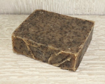 Cup of Coffee Soap with Ground Coffee Handcrafted Goat Milk Soap,Coffee Exfoliating Soap, Coffee Hand Soap, Coffee Scented Soap, Maine Made
