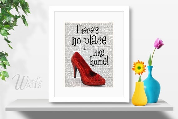 There's No Place Like Home WIZARD OF OZ Vintage