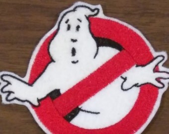 Ghostbusters inspired logo, No Ghost embroidered iron on patch