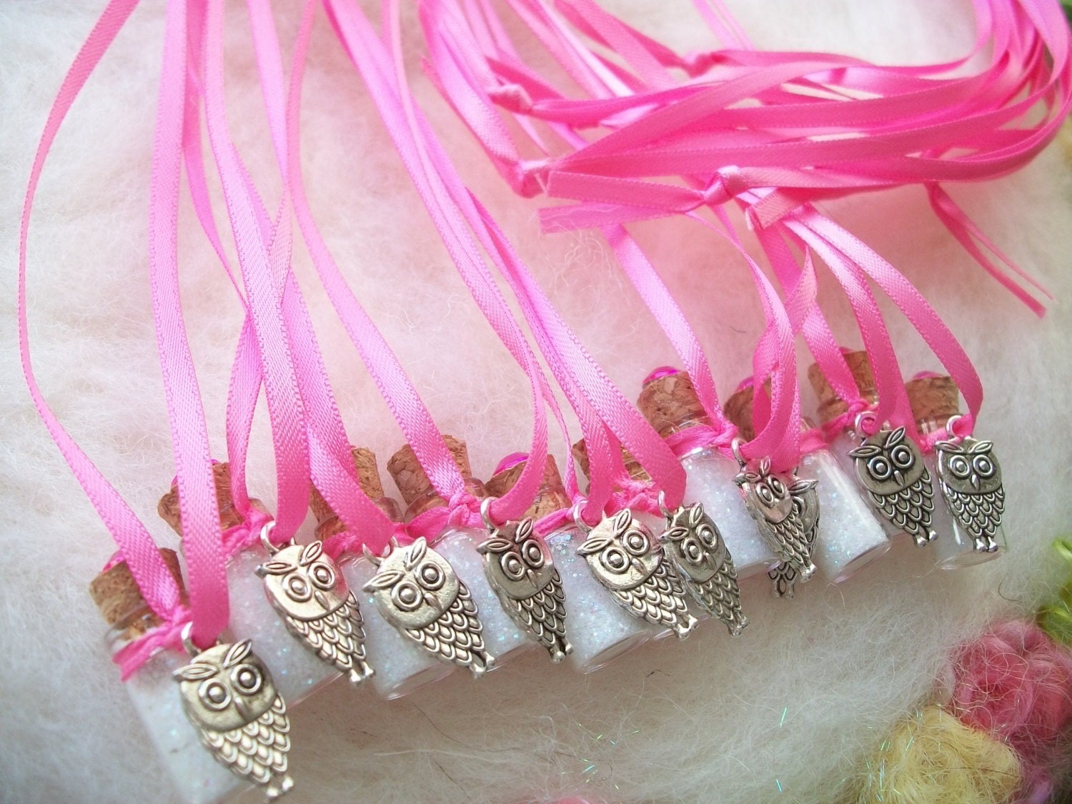 Harry Potter Party Favors 10 Silver Owl Magical Sparkle