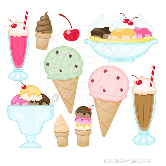 cute ice cream clipart - photo #50