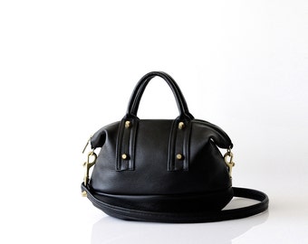 Soft Leather Handbag OPELLE mVanda Mini Convertible Doctor bag