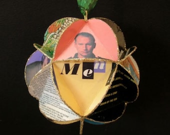 Men At Work Album Cover Ornament Made Of Record Jackets