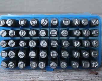 US State Metal Stamp-Design Stamp- Pick your State-3/8 (8mm) Size Metal Stamp-Metal Supply Chick