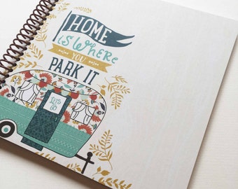 Camping Journal * Camping Notebook * Travel Journal * Travel Notebook * Mountain Vacation * Camping * Hiking * Trailer * Camping Trailer