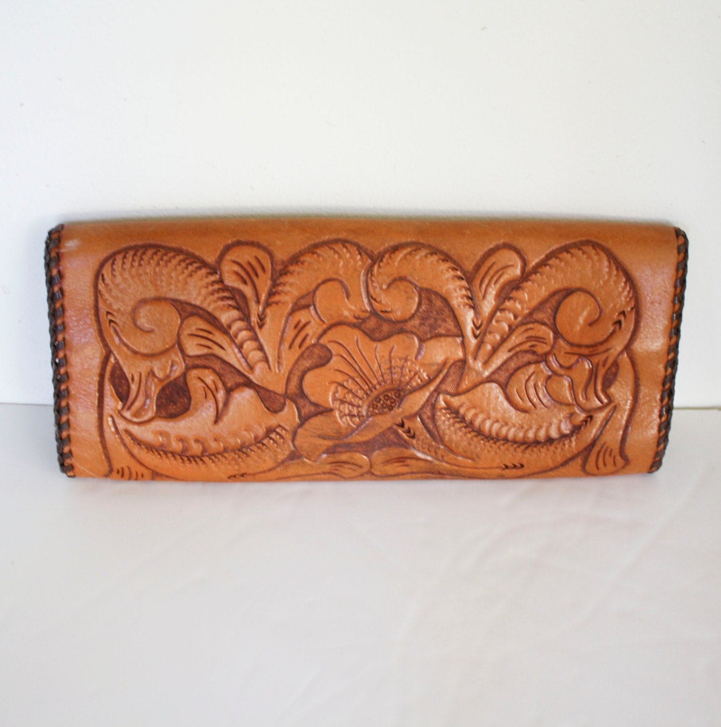 Vintage Western Leather Wallet