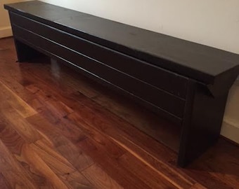 6 foot / Entry bench with storage and side compartments