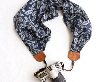free as a bird scarf camera strap