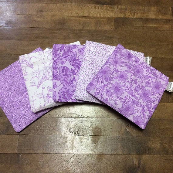 Unique Purple Butterfly & Flower Snack Bags 5 pack