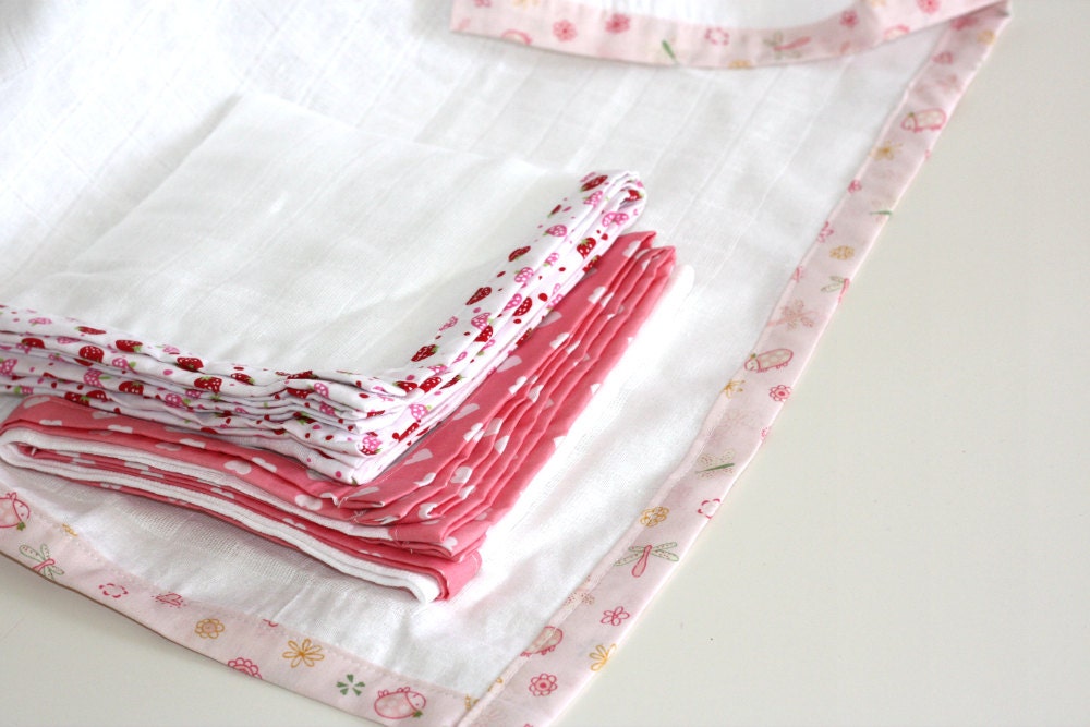 Muslin Swaddle Wraps Burp Cloths Cotton Gauze Muslin Square