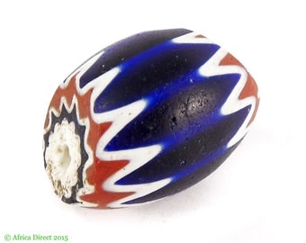 Chevron Venetian Trade Bead Six Layer Africa 96976
