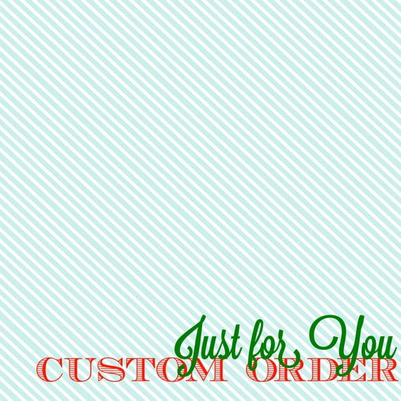 Custom Order Iron On Decal by MySentimentsInvites on Etsy