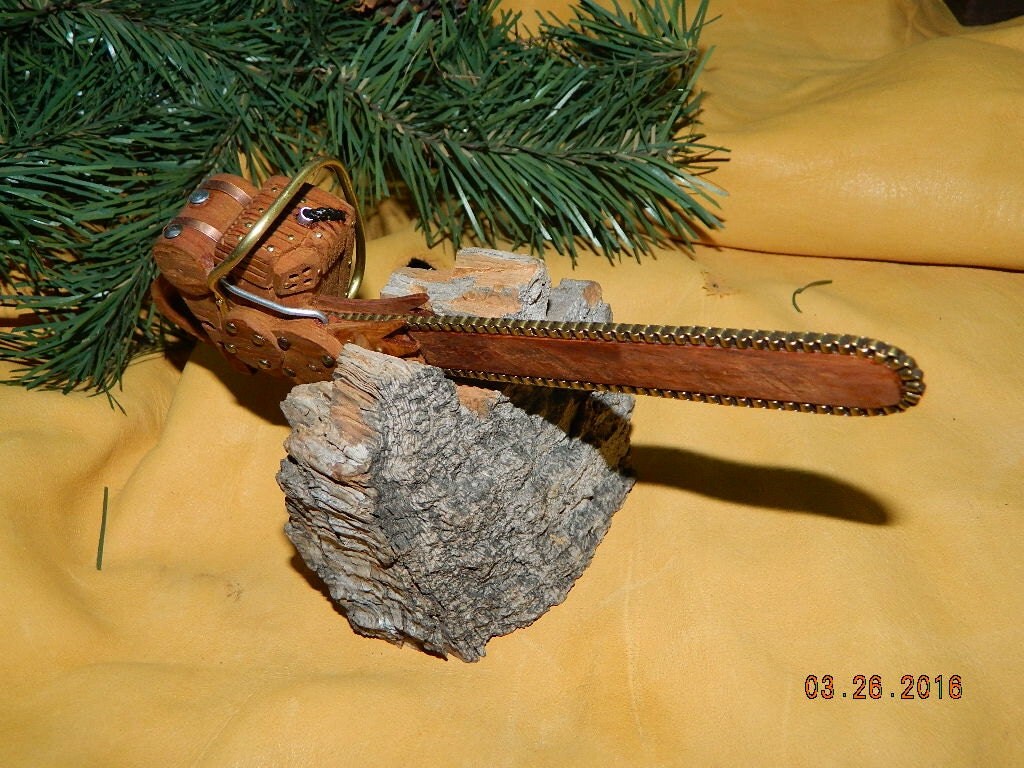 Replica Davis Bradley Chainsaw Carving Miniature Chainsaws