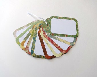 Gift Tags, Gift Tag Set, Assorted Gift Tags, Paper Tags, Birthday Gift Tags, Blank Tags, Set of 12 Tags, 12 Large Gift Tags, Blank Tags