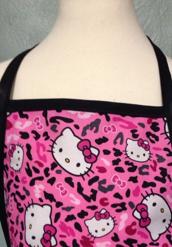 Hot Pink Hello Kitty kids apron
