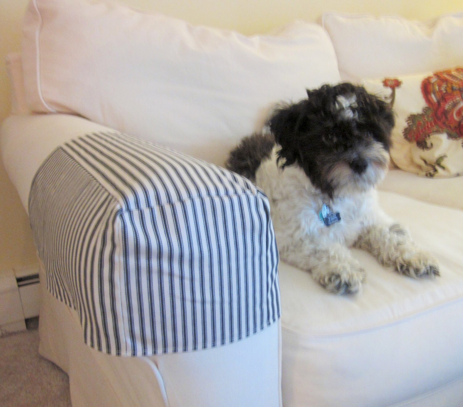 Sofa Arm Caps or Covers Chair Arm Caps Pair Made to Order