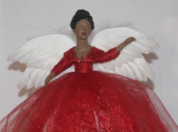 items similar to angel tree topper african american angel items similar to angel tree topper african american angel