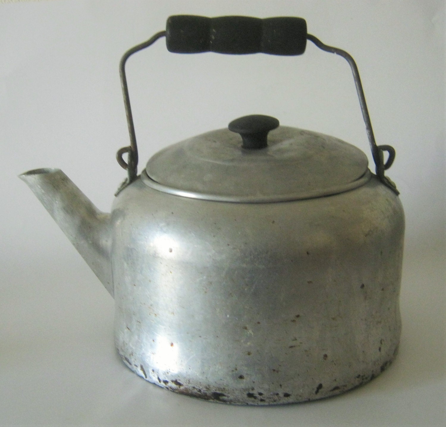 Vintage Aluminum Tea Kettle 2